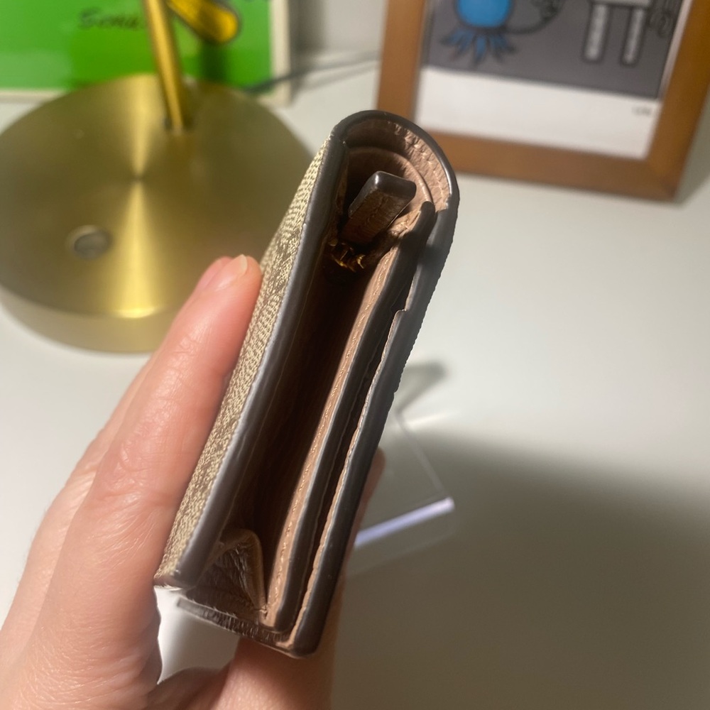 Authentic Gucci Monogram Compact Wallet Full Incl… - image 11